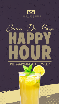 Cinco De Mayo Happy Hour Facebook Story Design