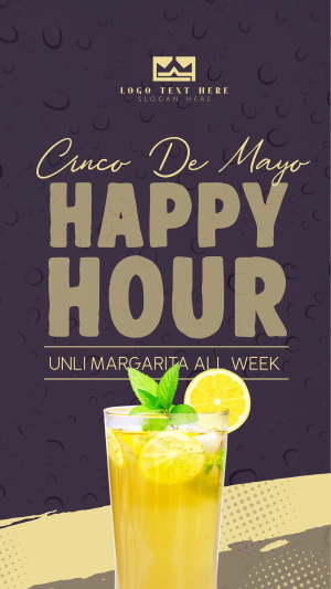 Cinco De Mayo Happy Hour Facebook story Image Preview