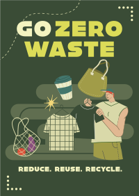 Practice Zero Waste Flyer Image Preview