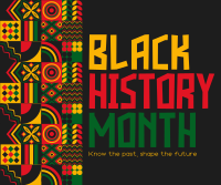 Contemporary Black History Month Facebook Post Design