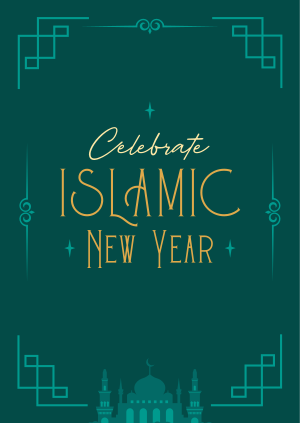 Bless Islamic New Year Poster Image Preview