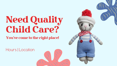 Childcare Service Facebook event cover Image Preview