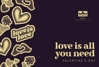 Valentine Love Pinterest board cover Image Preview