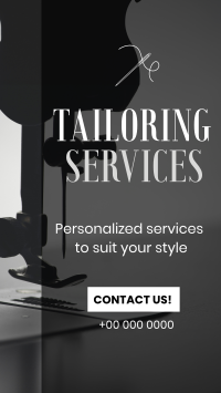 Tailoring Services Minimalist Instagram Reel Preview