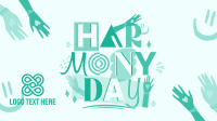 Fun Quirky Harmony Day Facebook Event Cover Design
