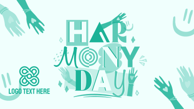 Fun Quirky Harmony Day Facebook event cover Image Preview
