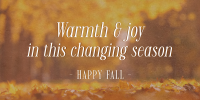 Autumn Season Quote Twitter post Image Preview
