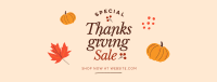 Thanksgiving Sale Facebook cover Image Preview