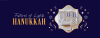 Celebrate Hanukkah Family Facebook Cover Design
