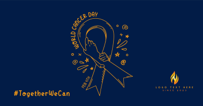 Cancer Day Drawing Facebook ad Image Preview