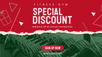 Christmas Fitness Discount Video Image Preview