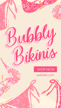 Bubbly Bikinis YouTube Short Design