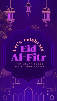 Eid Al-Fitr Celebration Facebook Story Design