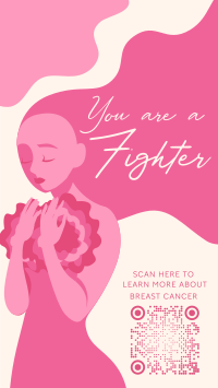 Breast Awareness Fighter Facebook Story Design