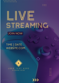 Live Gaming Poster Image Preview