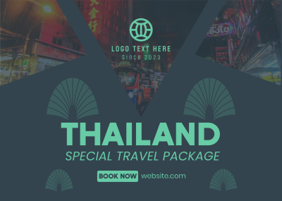 Thailand Travel Package Postcard Image Preview