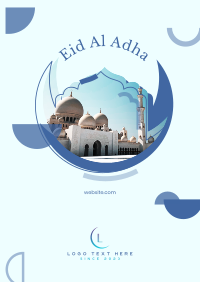 Eid Al Adha Shapes Poster Image Preview