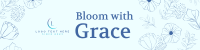 Elegant Florals LinkedIn Banner Design