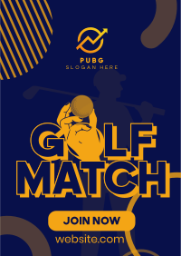 Golf Match Flyer Design