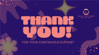 Quirky Thank You Animation Design