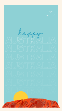 Australia Uluru Instagram Story Design