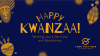 Kwanzaa Mask Facebook event cover Image Preview