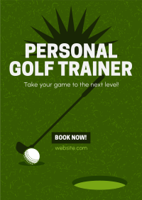 Golf Training Poster Image Preview