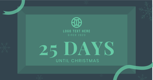 Christmas Box Countdown Facebook Ad Design