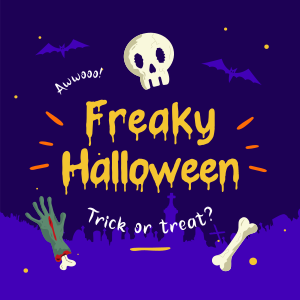 Freaky Halloween Instagram post Image Preview