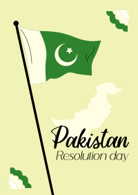 Pakistan Day Flag Poster Image Preview