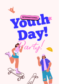 Youth Party Poster Image Preview