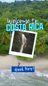 Paradise At Costa Rica YouTube short Image Preview