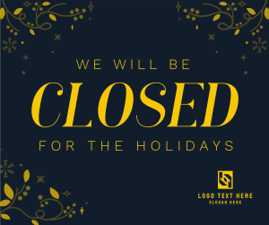 Closed for Christmas Facebook post Image Preview