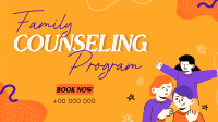 Family Counseling Facebook Event Cover Design