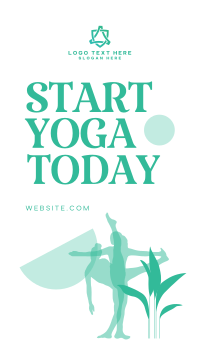 Start Yoga Now Instagram story Image Preview