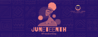 Celebrating Juneteenth Facebook Cover Design