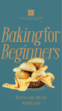 Baking for Beginners Instagram reel Image Preview