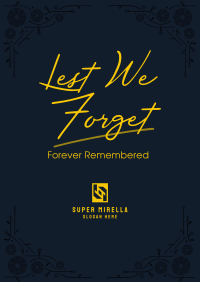 Forever Remembered Poster Image Preview