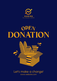Open Donation Poster Image Preview