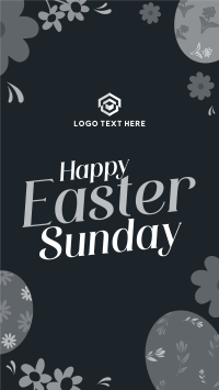 Flowery Easter Facebook story Image Preview