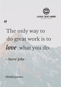 Love What You Do Flyer Image Preview