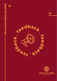 Let Us Know Feedback Flyer Image Preview