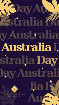 Australia Day Pattern Instagram Story Design