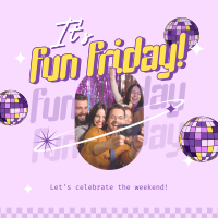 Fun Friday Party Instagram post Image Preview