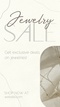 Clean Minimalist Jewelry Sale TikTok Video Image Preview