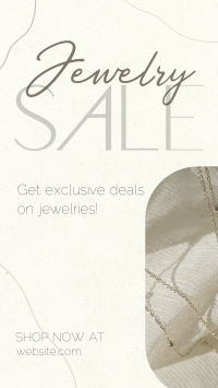 Clean Minimalist Jewelry Sale Video Image Preview