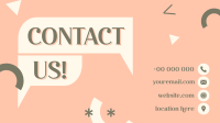 Business Contact Details Facebook event cover Image Preview