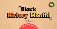 Funky Black History Facebook ad Image Preview
