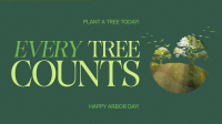 Minimalist Arbor Day Animation Preview