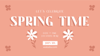 Springtime Celebration Facebook event cover Image Preview
